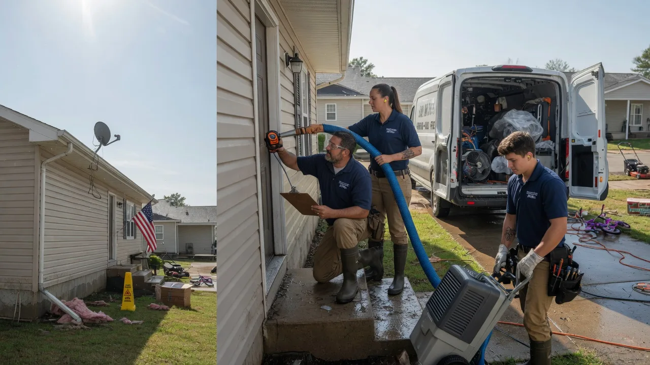 Ceiling Water Damage Restoration in Dousman, WI near me